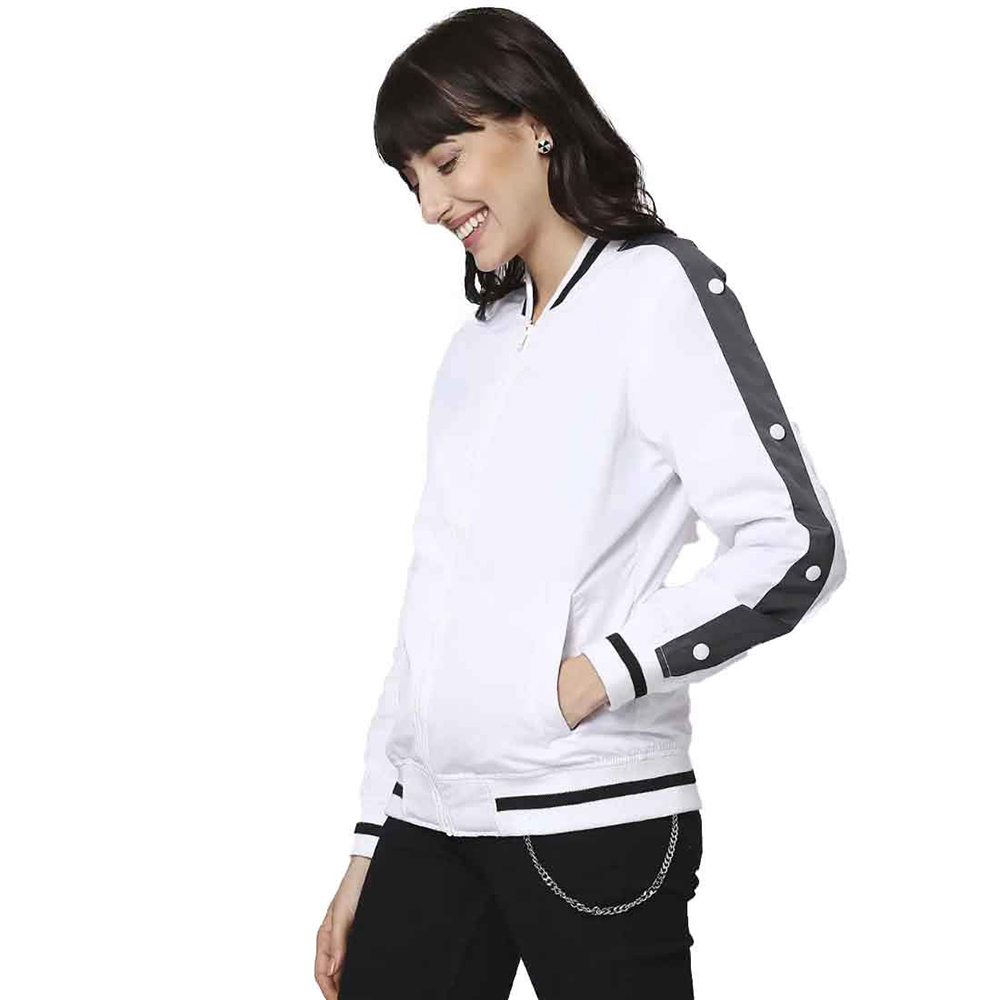 Hestic Sports Wear women bomber jacket wholesale winter ladies sports jacket custom print streetwear unisex floral bomber jackets